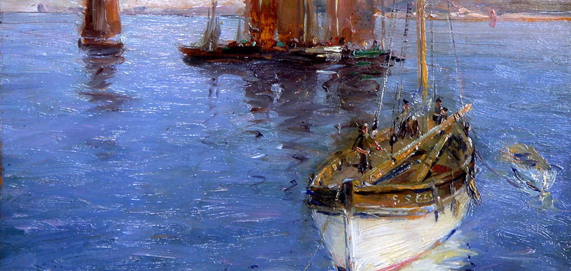 Arthur James Emery Powell (1864-1956) [H NRA 1904-1956] : [untitled, sailboats], 1913.