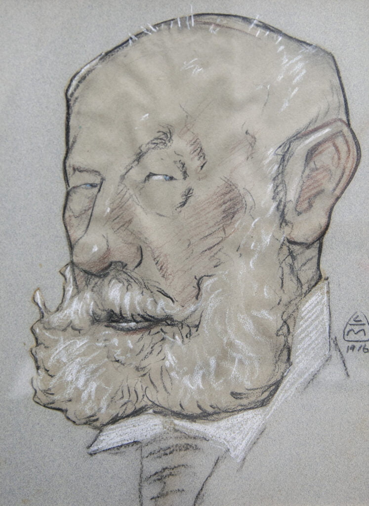 Leo Mielziner (1869-1935) [RA 1912-1935] : William Henry Shelton (1840-1932) [RA 1871-1932], 1916.