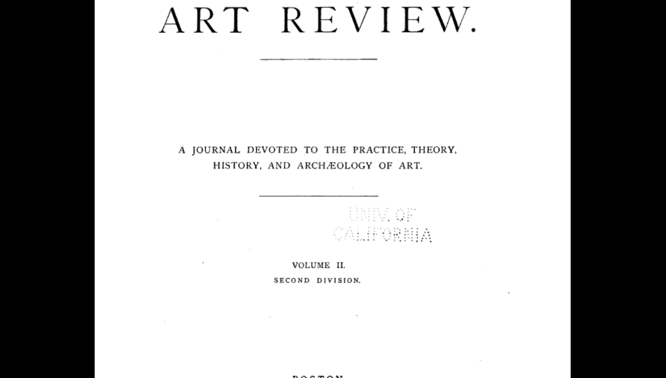 The American art review.