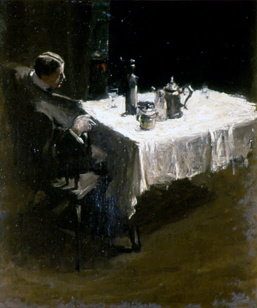 Charles Webster Hawthorne (1872-1930) : Alone, ca.1915.