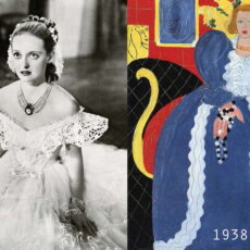 Bonnie Lautenberg [NM] : 1938 Jezebel/Matisse, Lady in Blue, 2021.