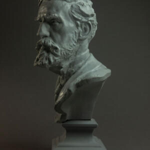 Andreja Vuckovic [NM] Portrait bust of Augustus Saint-Gaudens (1848-1907) [RA ca.1877-1907], 2022.