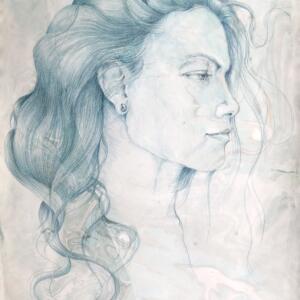 Basia Tov, Portrait in blue