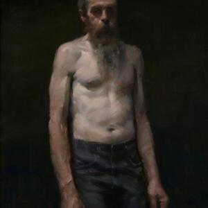 Max Ginsburg Pat bearded and shirtless, 2012