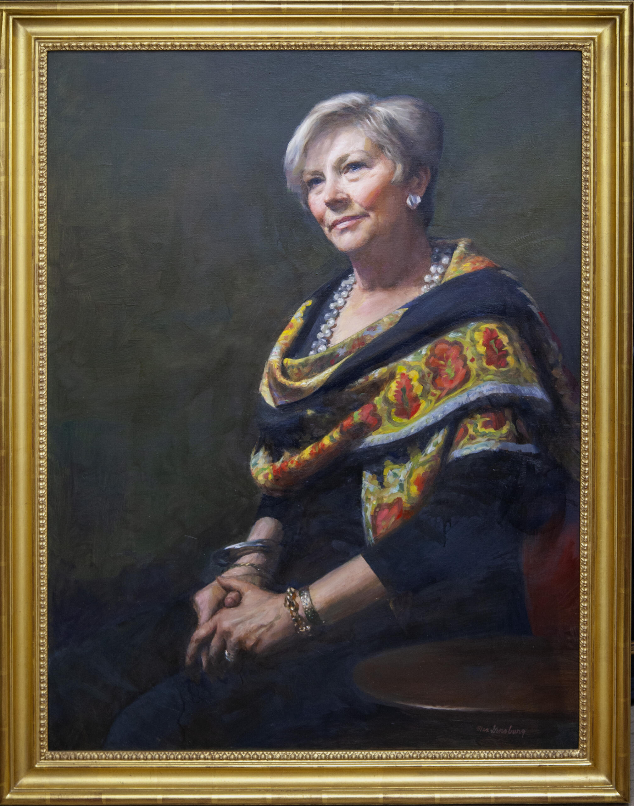 Max Ginsburg [EM 2010] : Presidential portrait of Claudia Ruth Hultgren Seymour [ERA 2001], 2010.