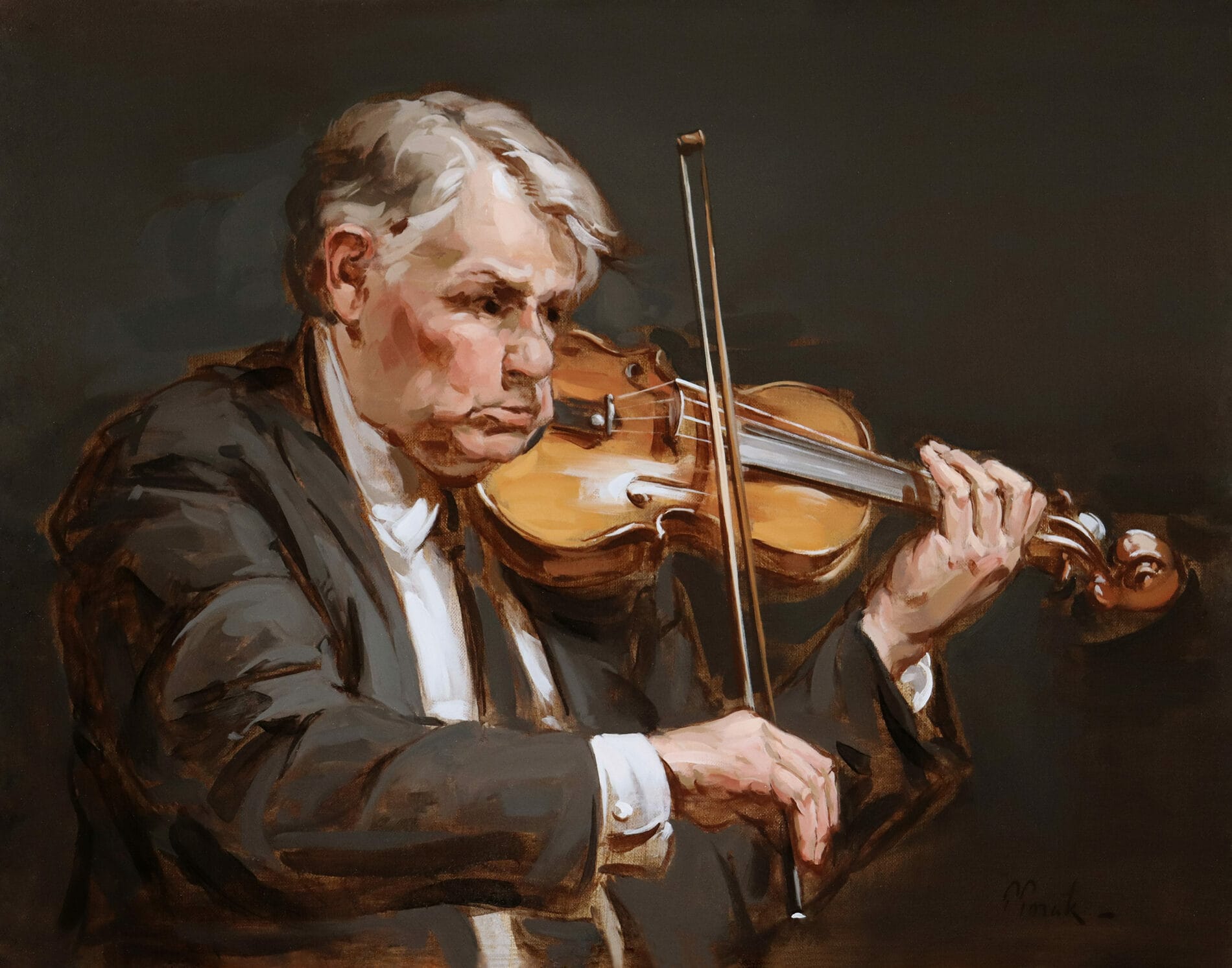 Thomas Torak [NRA 1991] : The Violinist | Salmagundi Club