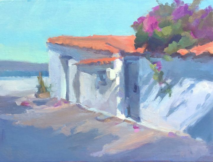 Pratima Rao [NRA 2015] : Afternoon in Old Town, Skopelos, Greece ...