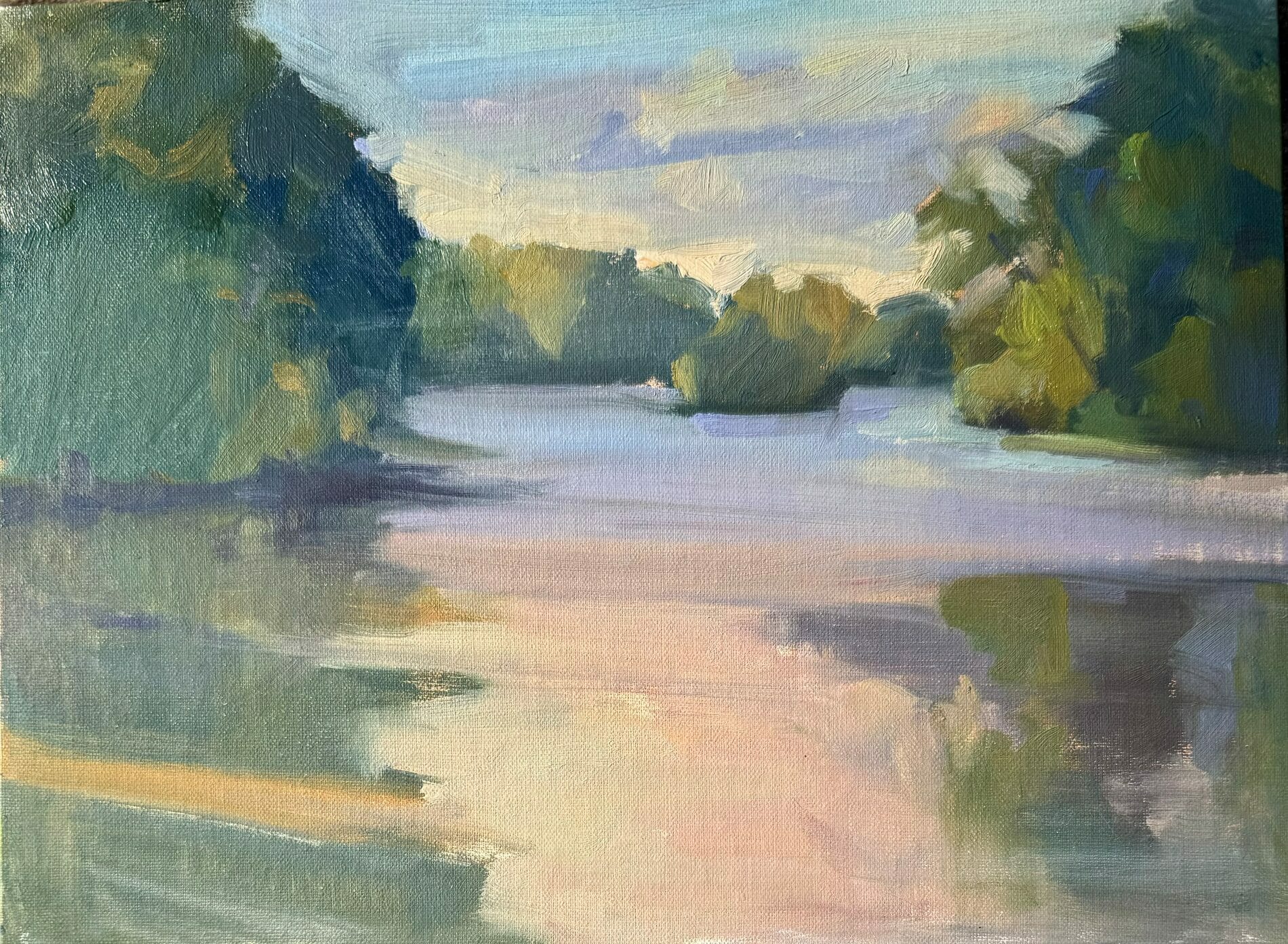 Pratima Rao [NRA 2015] : Evening light at Marlu Lake, Thompson Park, NJ ...