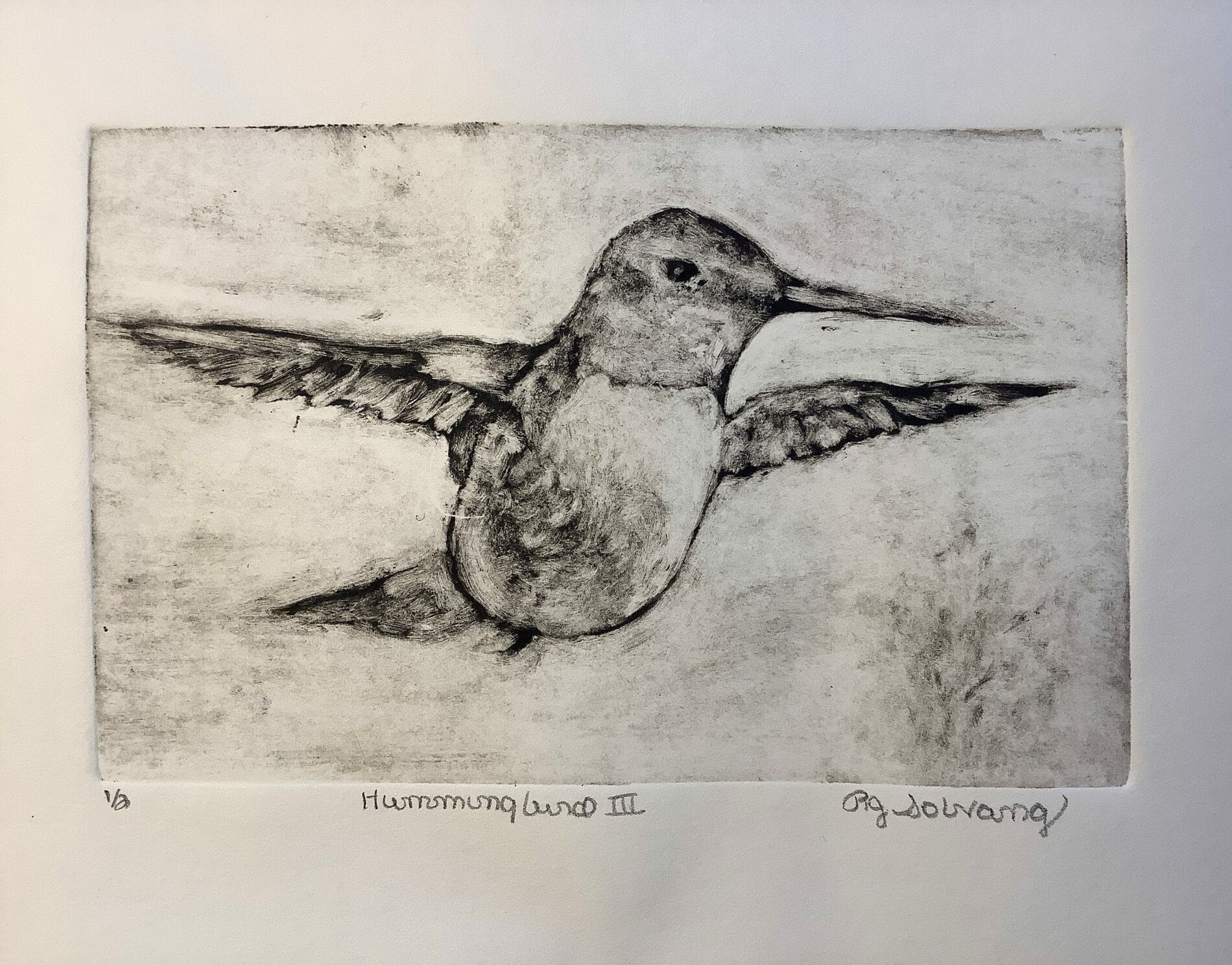 Robin Jane Solvang [RA 2012] : Hummingbird III | Salmagundi Club