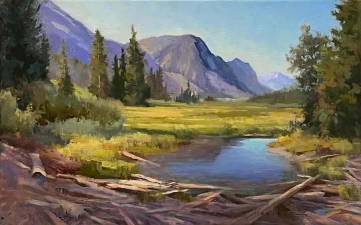 Barbara Maiser [NRA 2001] : Mountain Meadow | Salmagundi Club